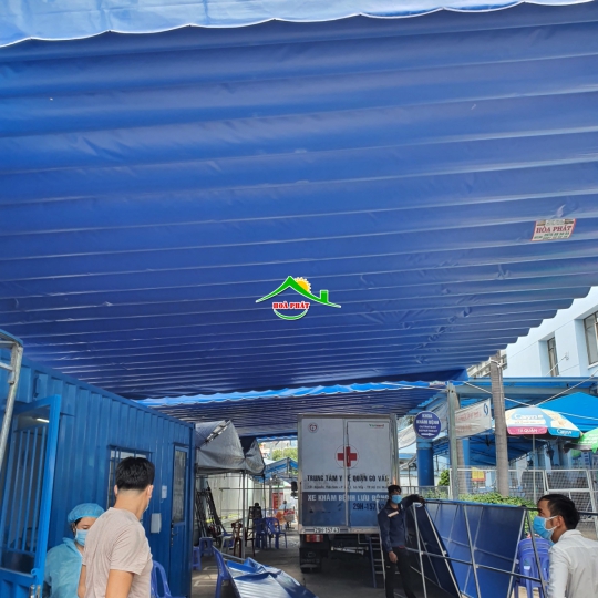 Mái xếp di động cho bệnh viện Nhân dân Gia Định